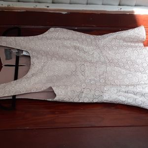 Anthropologie Sunday in Brooklyn sz 10 NWT pit 18 inches peblem style gold &